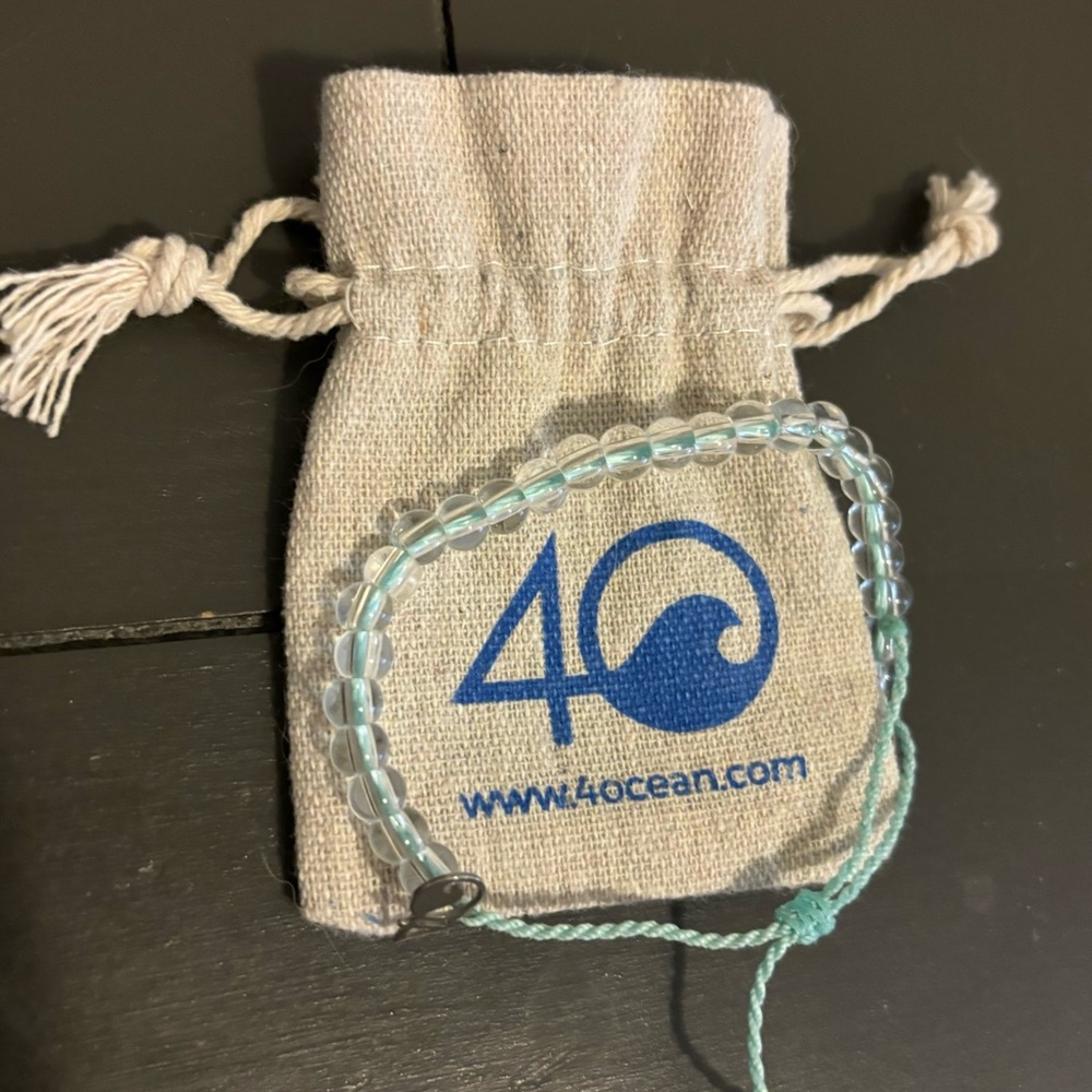 4Ocean Baby Blue Beaded Braclet